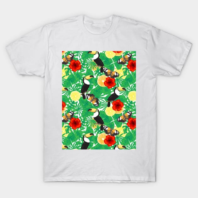 Tropical garden T-Shirt by katerinamk